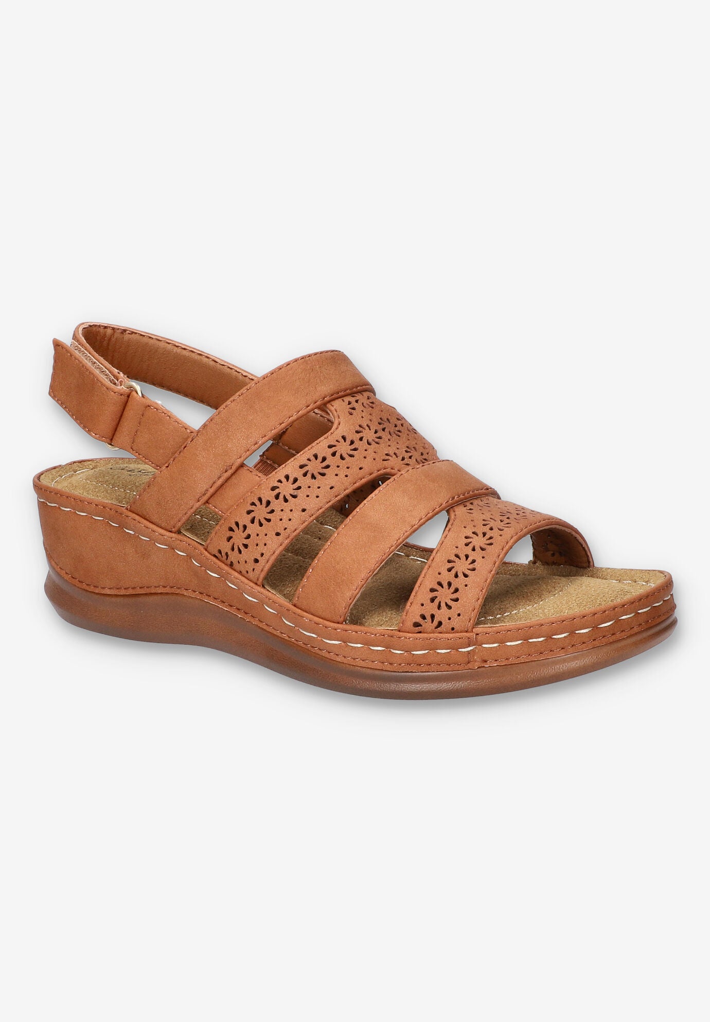 Alexi Slingback Wedge Sandal, TAN, hi-res image number 0