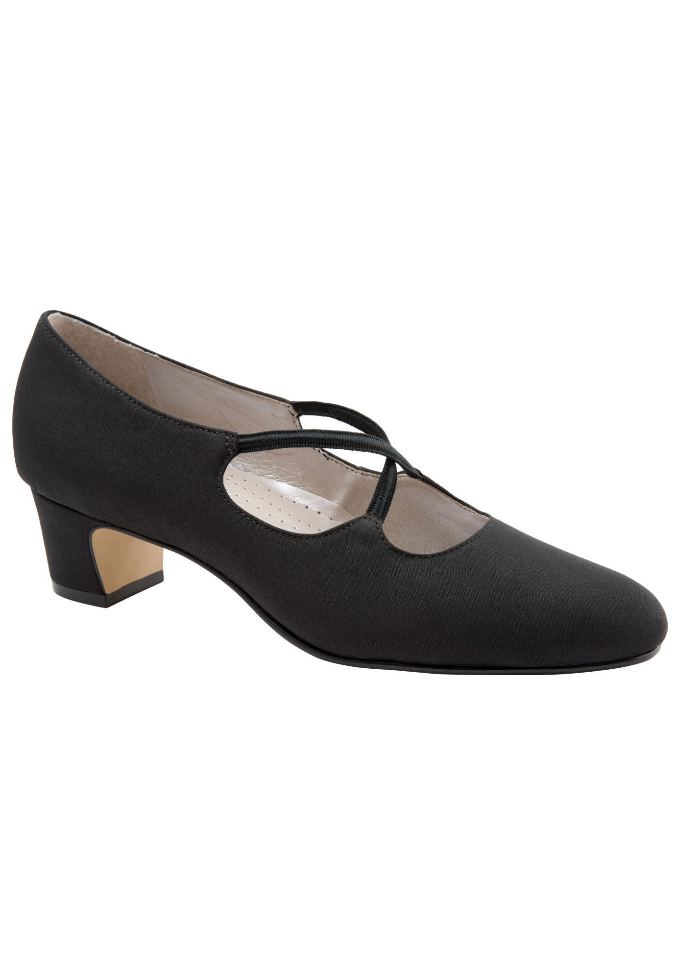 Jamie Pump by Trotters®, BLACK MICROFIBER, hi-res image number 0