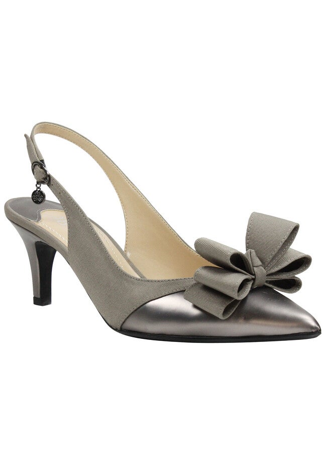 Gabino Pumps by J. Renee®, PEWTER POWDER, hi-res image number 0