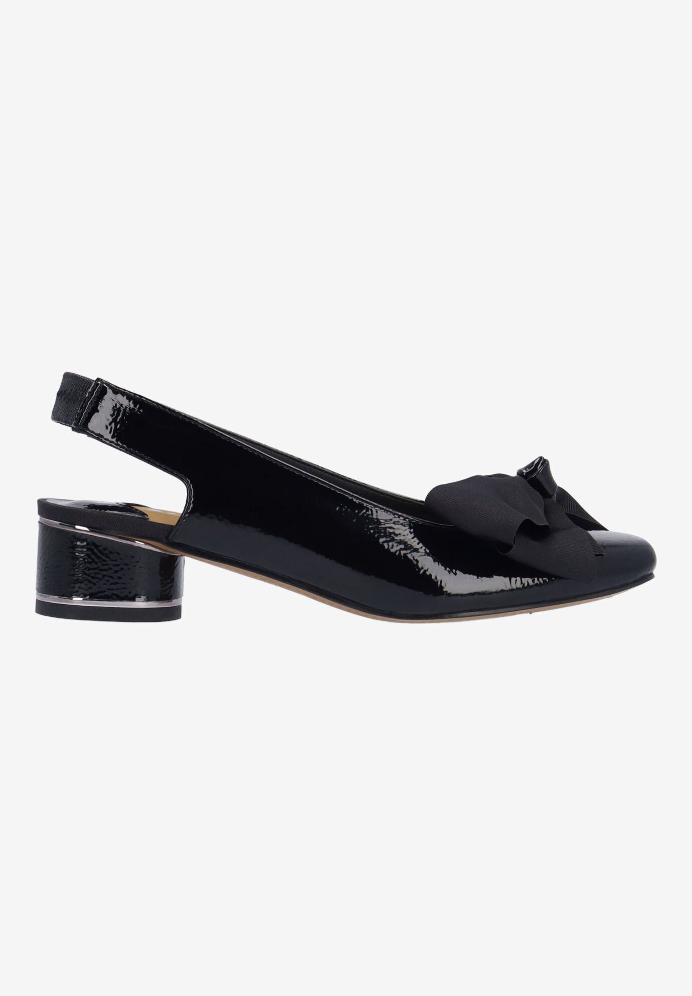 Lazule Sling Back Pump, BLACK, alternate image number 3
