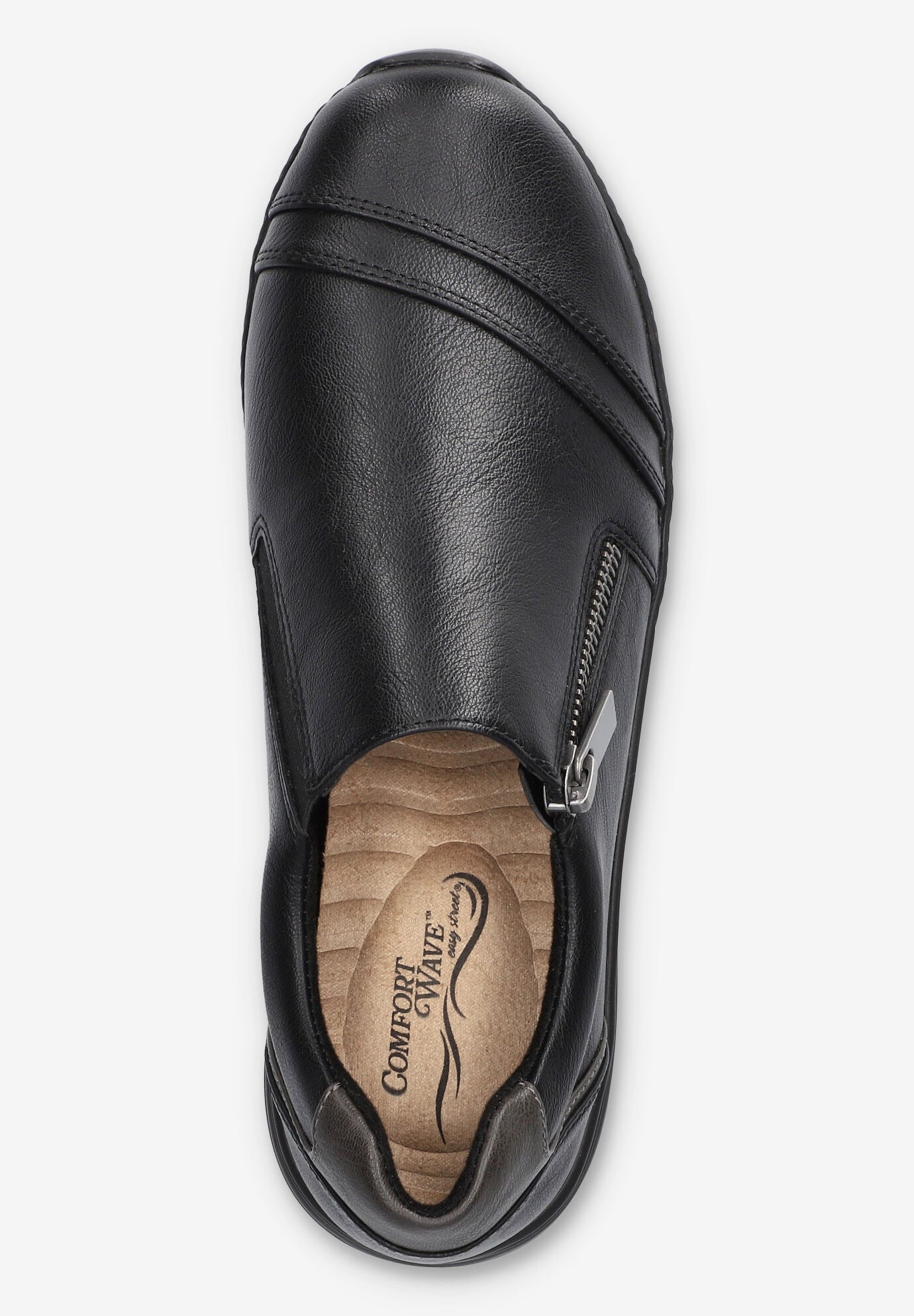 Karol Comfort Flat, BLACK, alternate image number 6