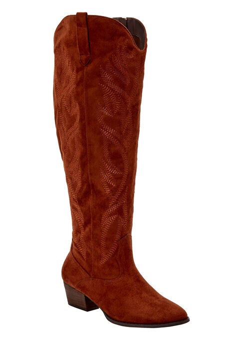 The Isabella Wide Calf Boot By Comfortview Woman Within