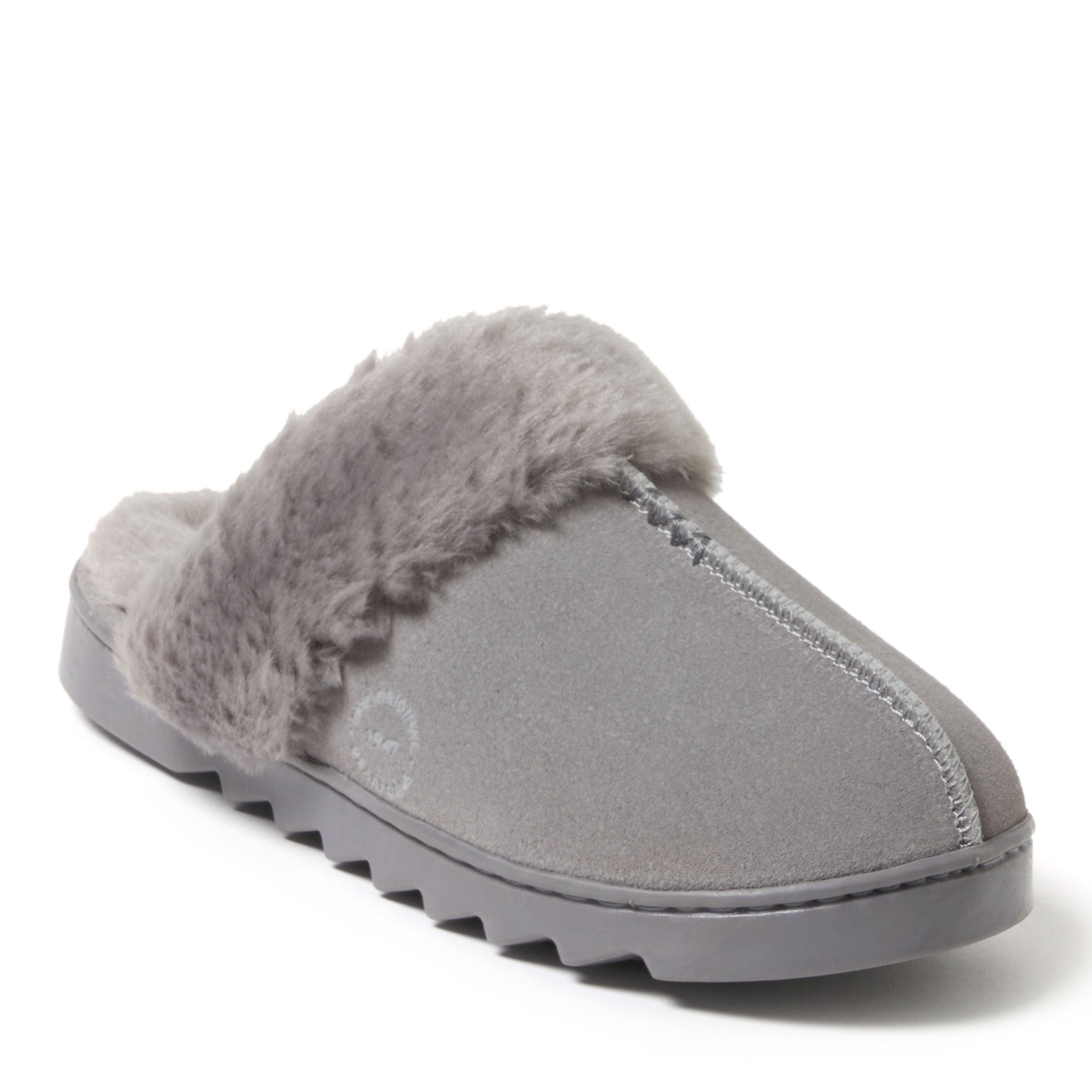 Helena Genuine Suede Scuff, GREY, hi-res image number 0