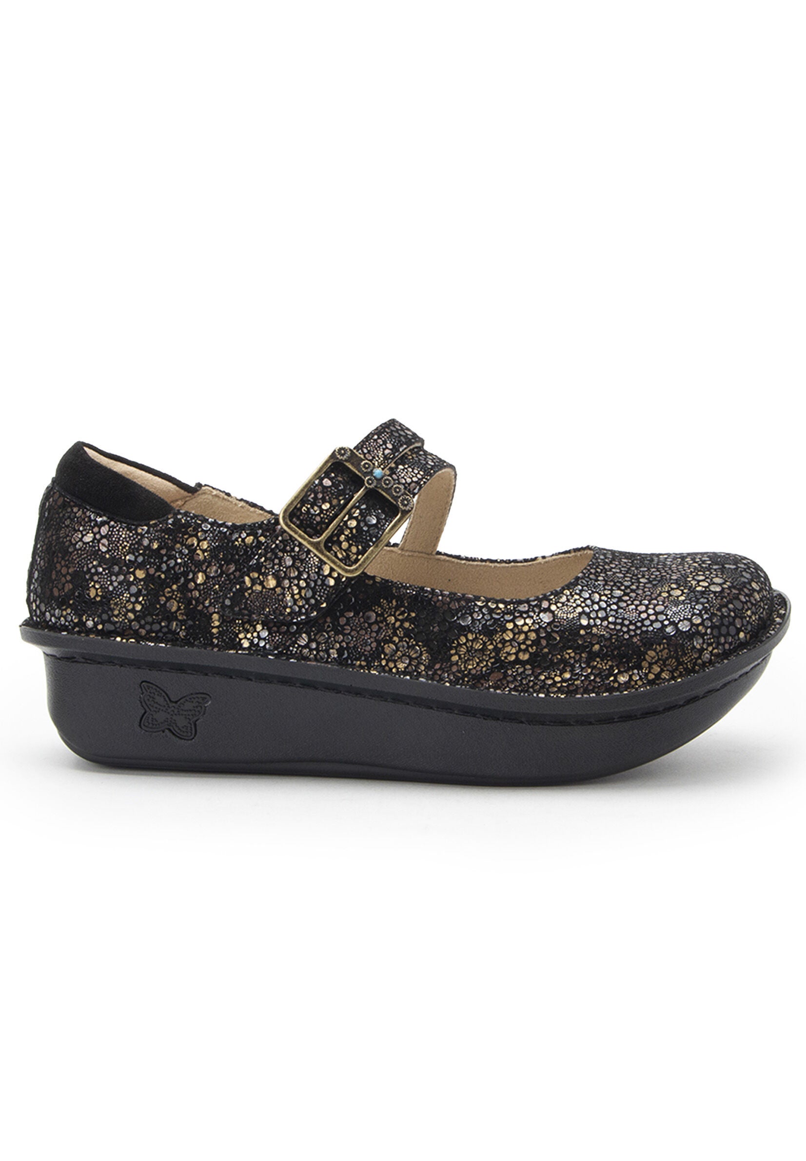 Paloma Mary Jane Leather, BLACK, alternate image number 2