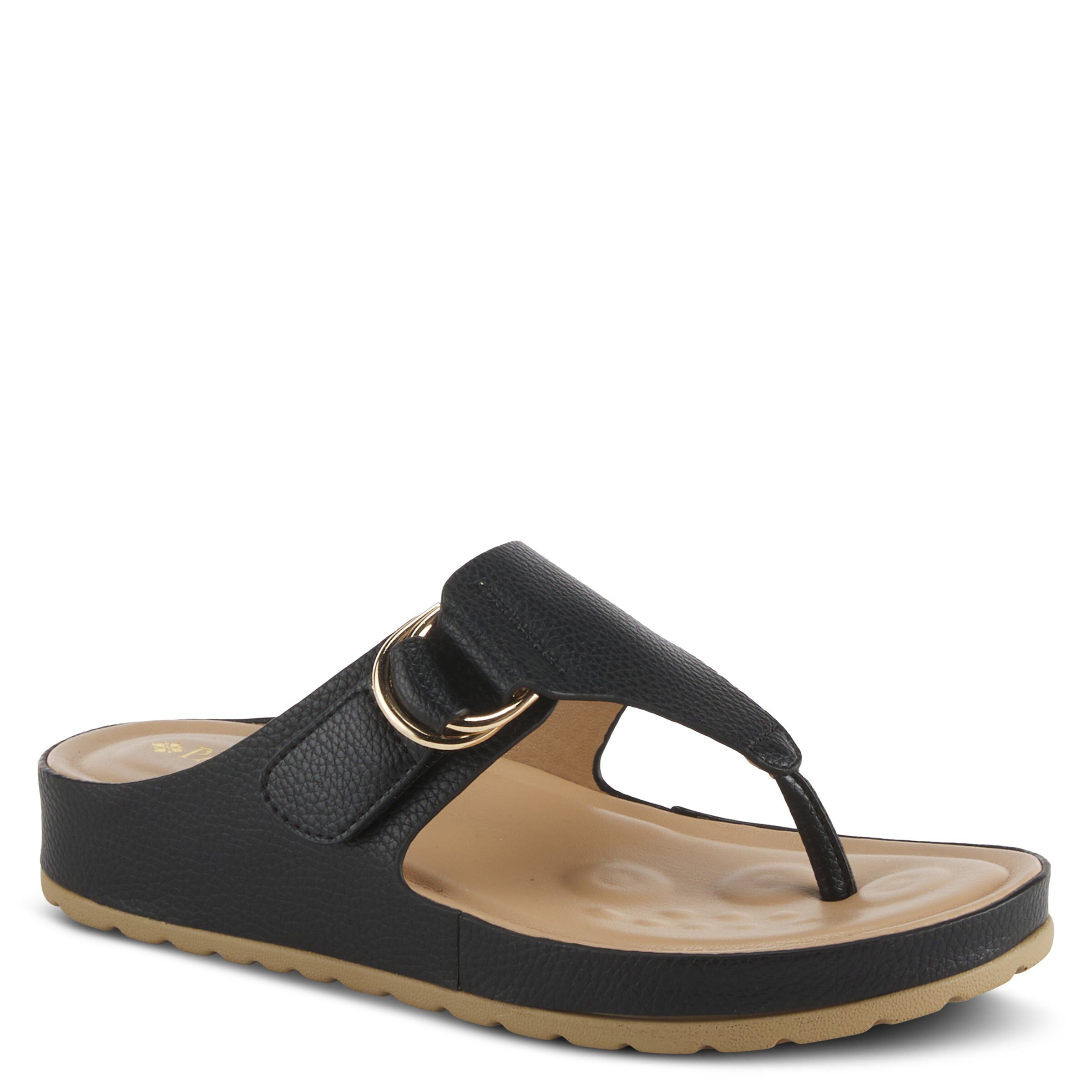 Rozeta Thong Sandal, BLACK, hi-res image number 0
