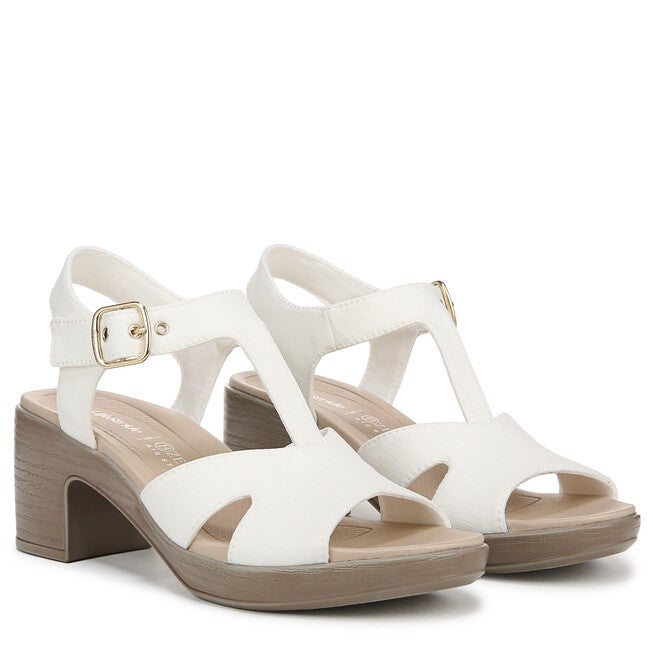 Everly Sandal, WHITE, alternate image number 2