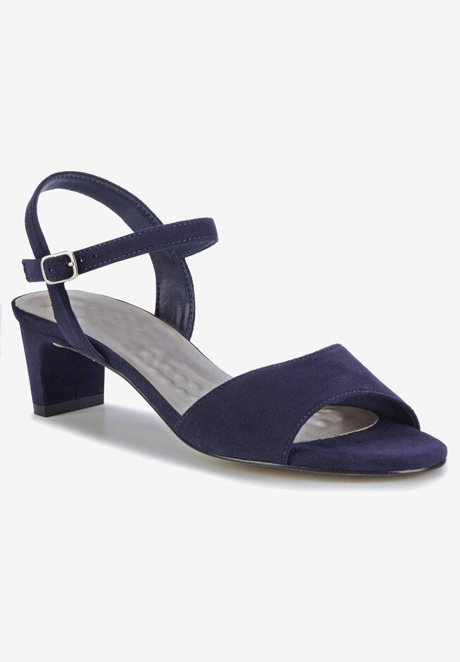 Lydia Sandal, NAVY SUEDE, hi-res image number 0