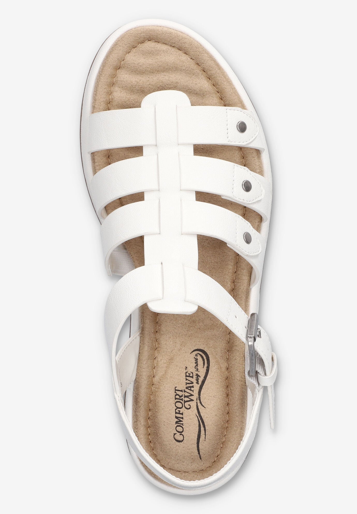 Chirp Gladiator Sandal, WHITE, alternate image number 6