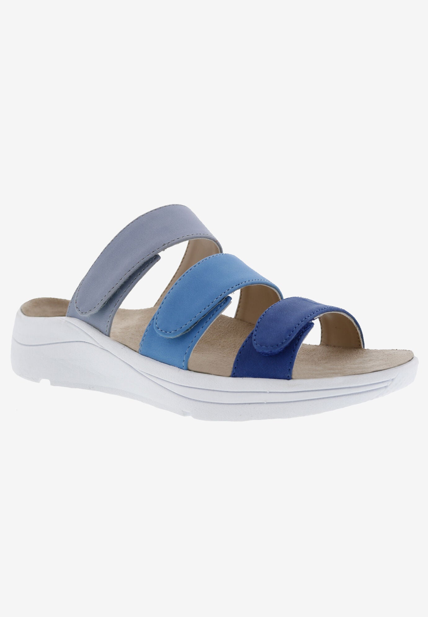 Woman within shop sandals