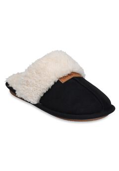 Faux Shearling Memory Foam Scuff Slipper