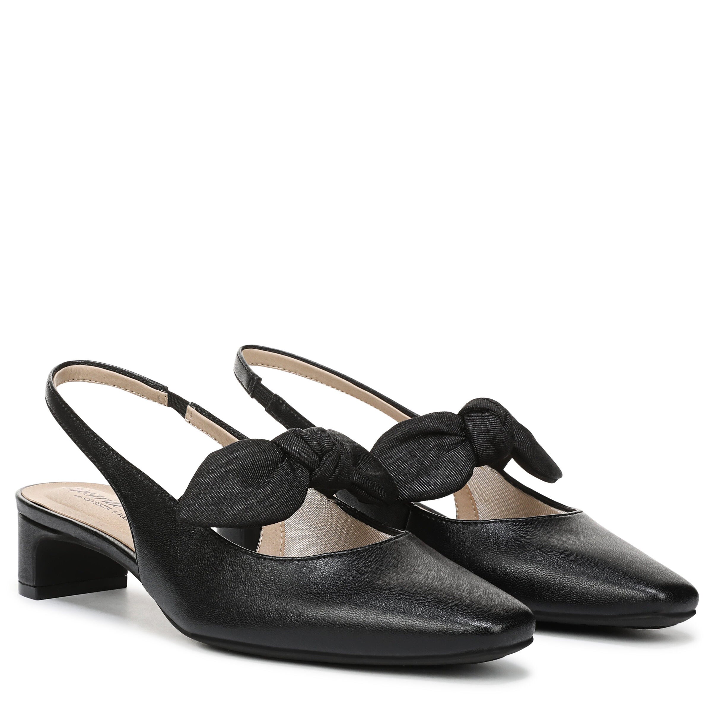 Lucia Slingback Pump, BLACK, alternate image number 2