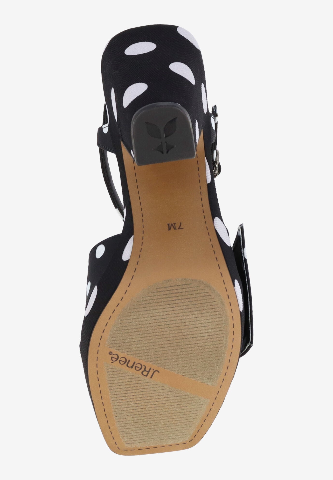 Burkett Ankle Strap Sandal, BLACK WHITE, alternate image number 6