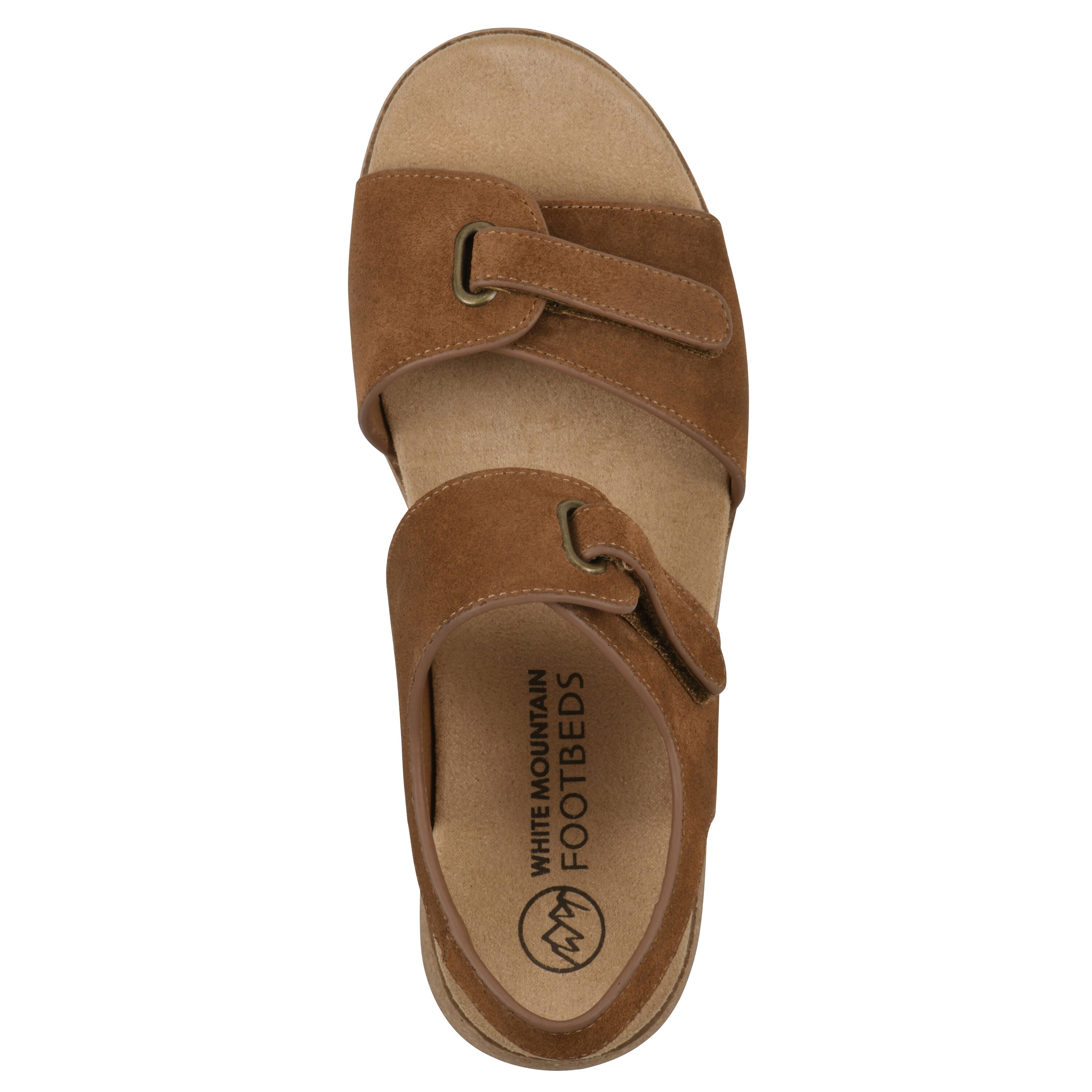 Gelato Wedge Sandal, WHISKEY SUEDE, alternate image number 4