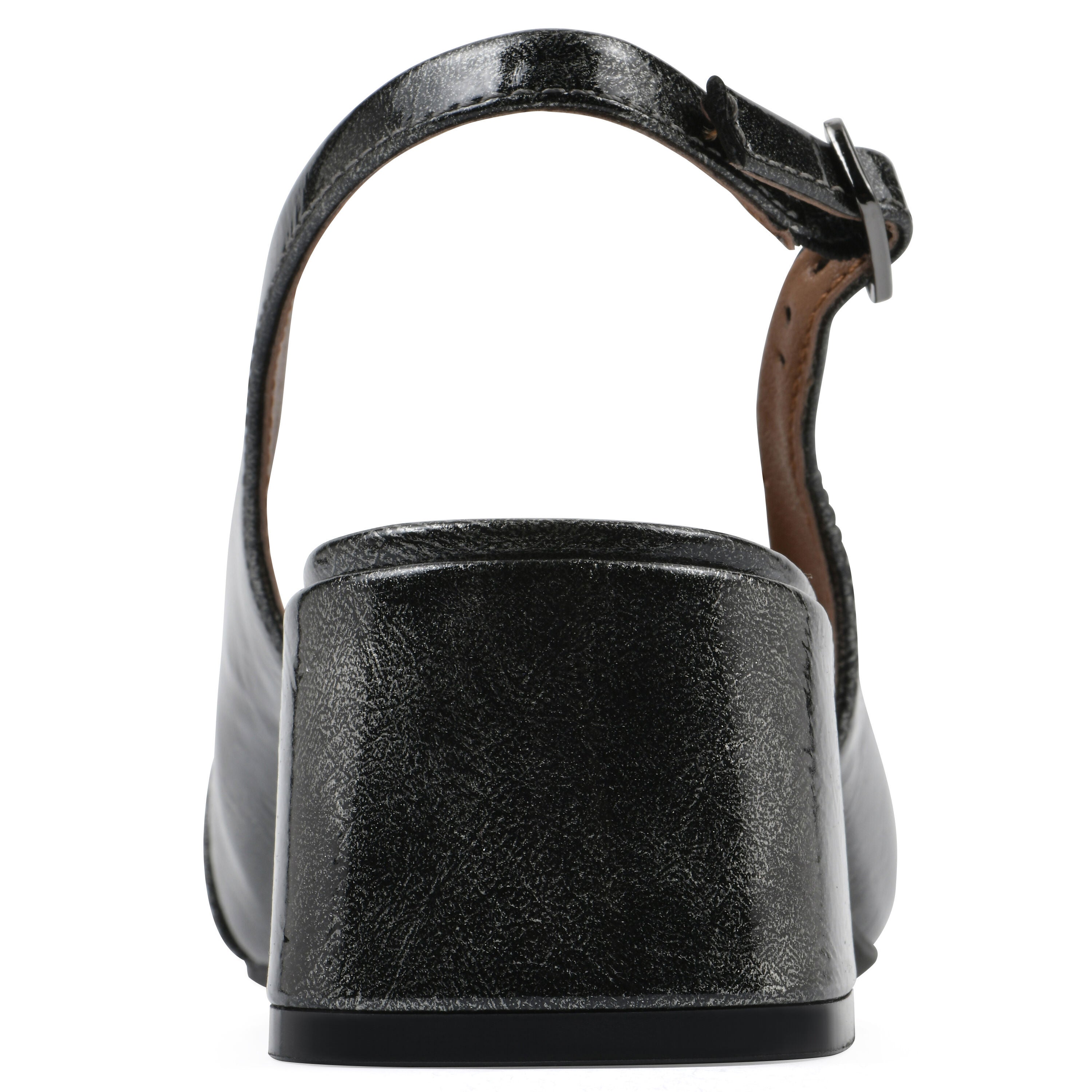 Later Slingback Block Heel, PEWTER PATENT, on-hover image number 1