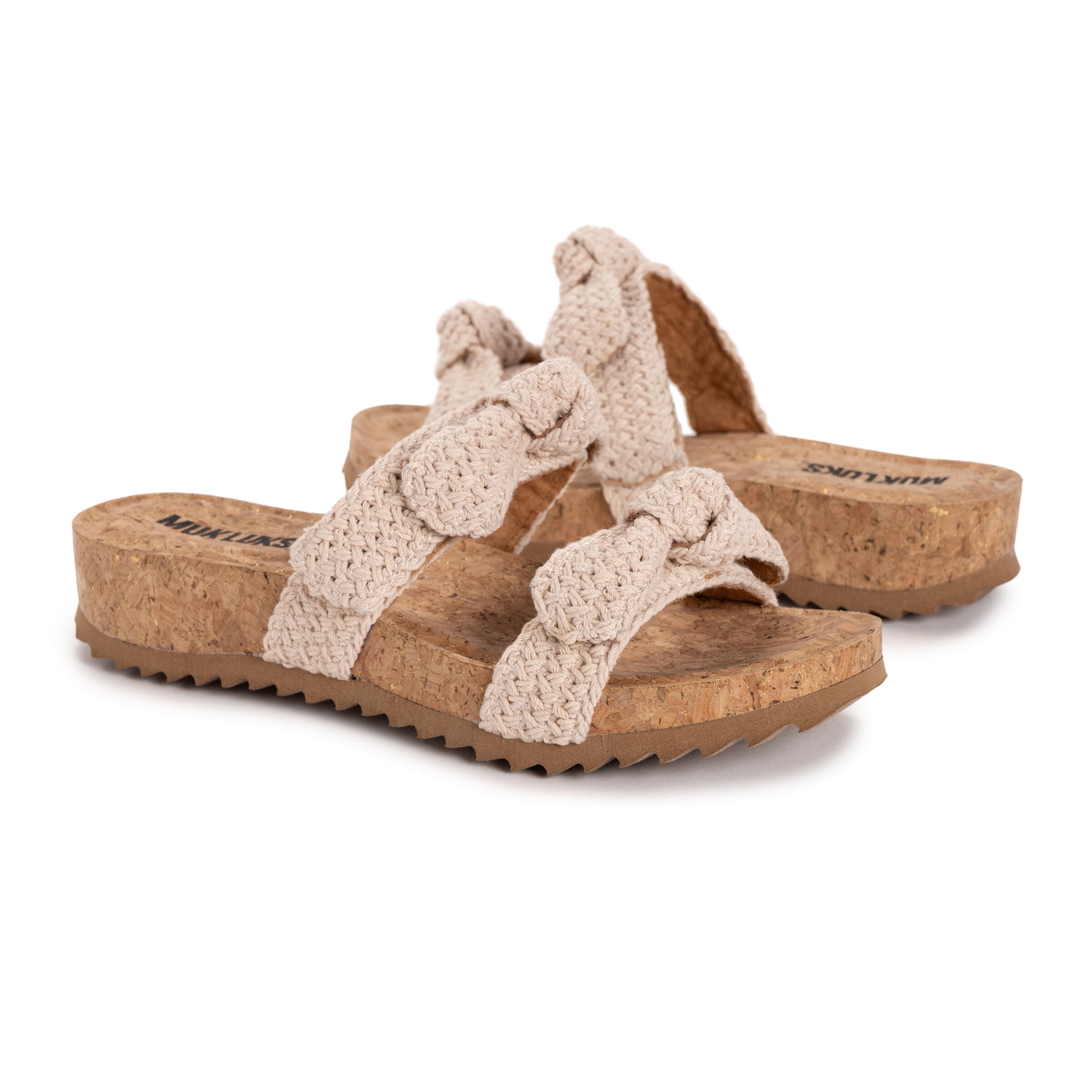 Posie Sandal, NATURAL CROCHET, alternate image number 2