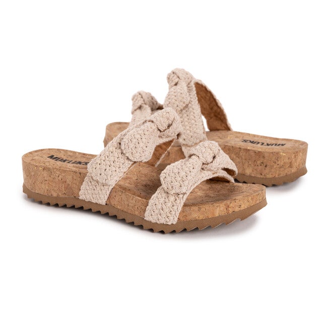 Posie Sandal, NATURAL CROCHET, alternate image number 2