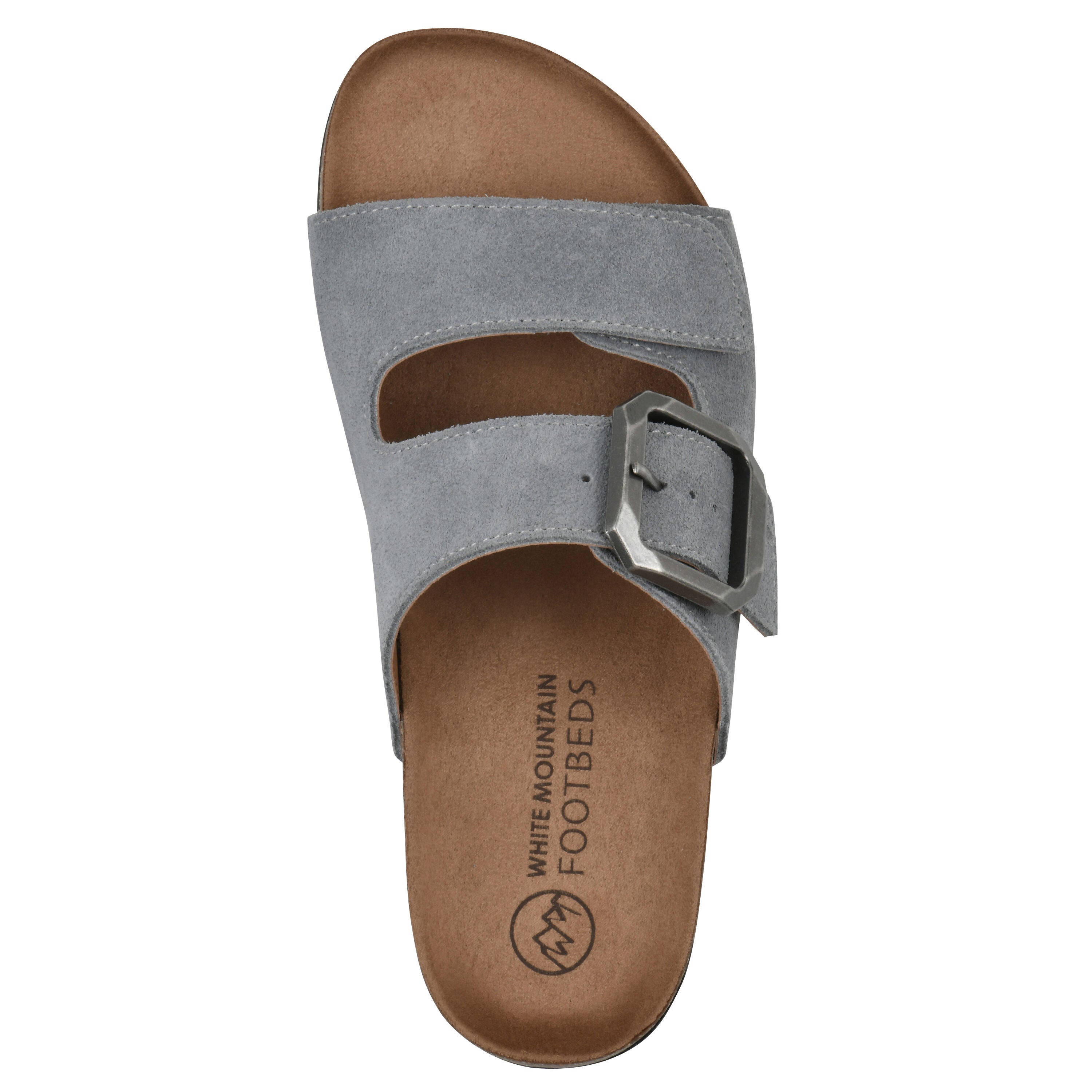 Hayloft Footbeds Sandal, BLUE SUEDE, alternate image number 4