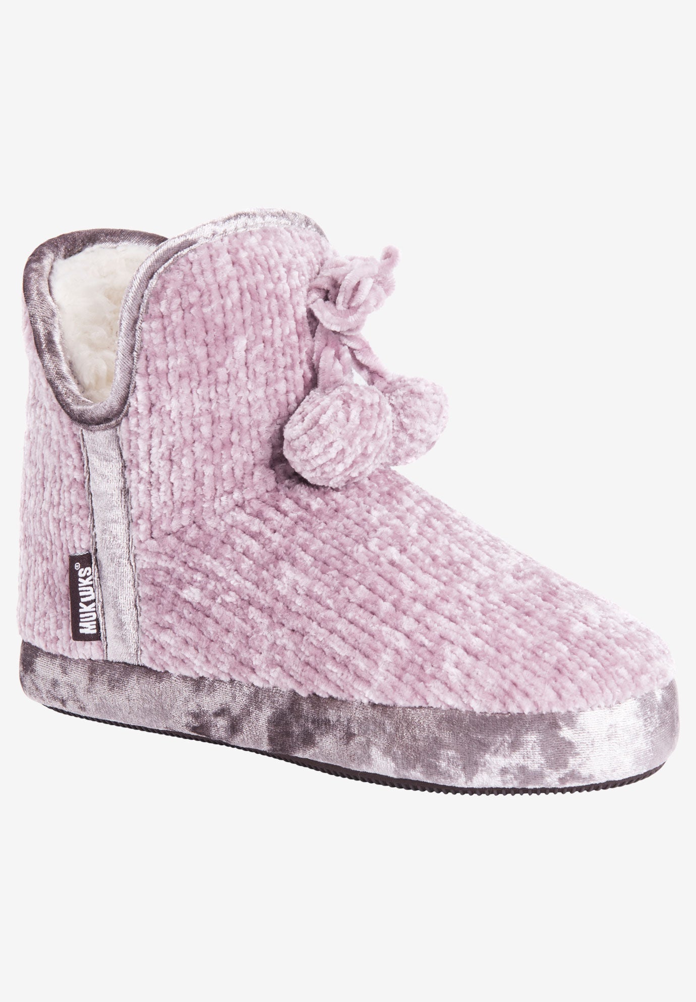 Pennley Slipper by Muk Luks&reg;, DUSTY PURPLE, hi-res image number 0
