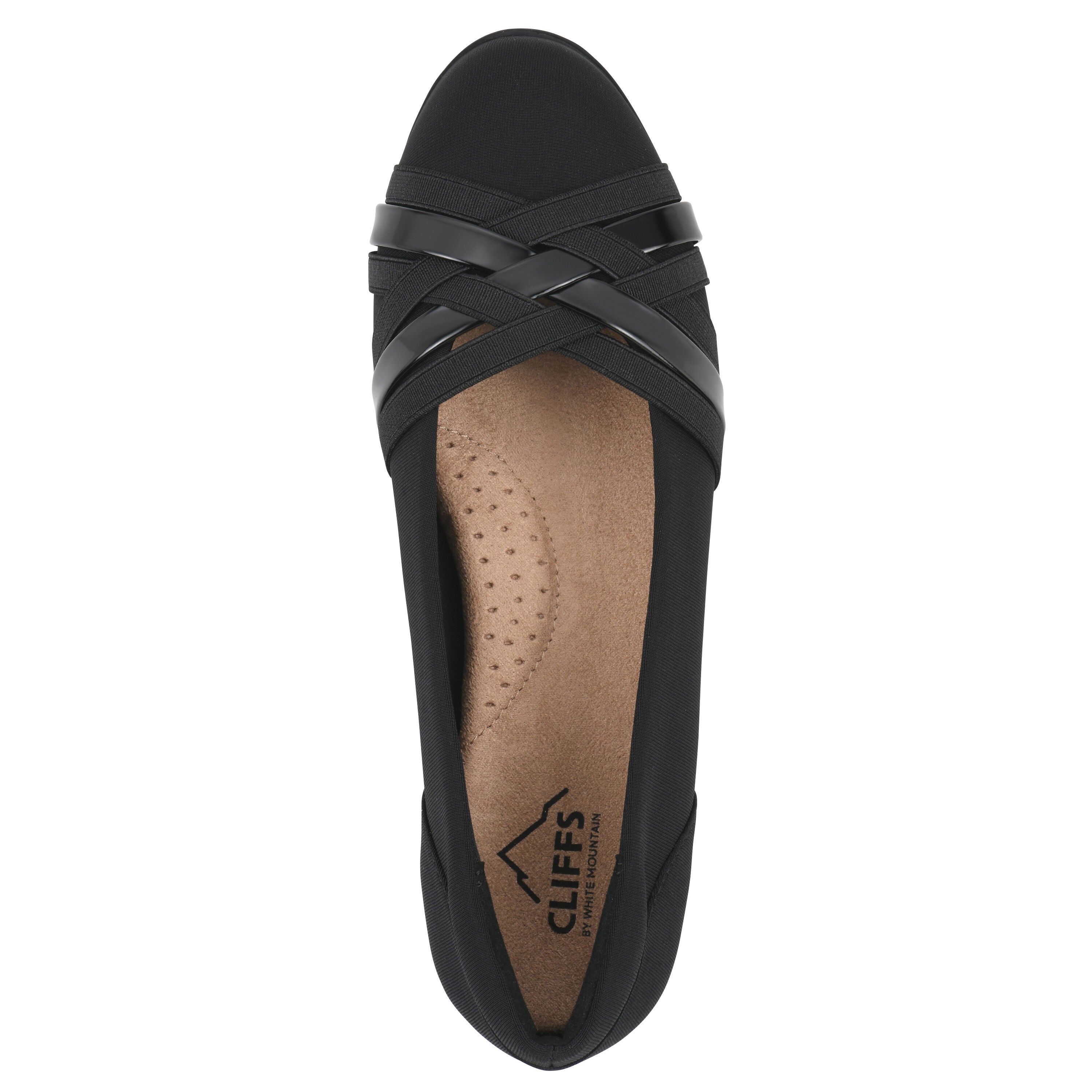 Chic Ballet Flat, BLACK NYLON, alternate image number 4