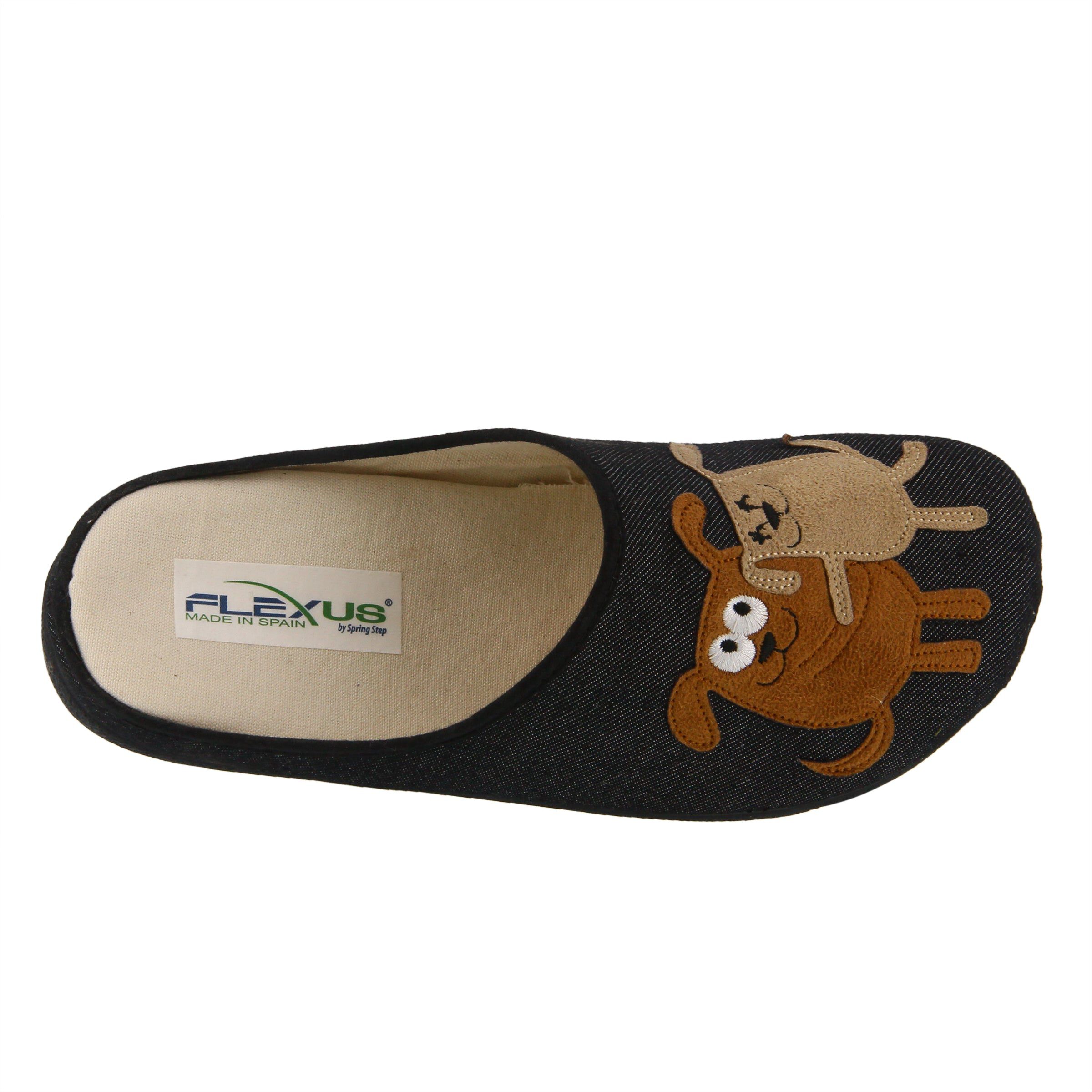Petlove Open Back Slipper, BLACK MULTI, alternate image number 3