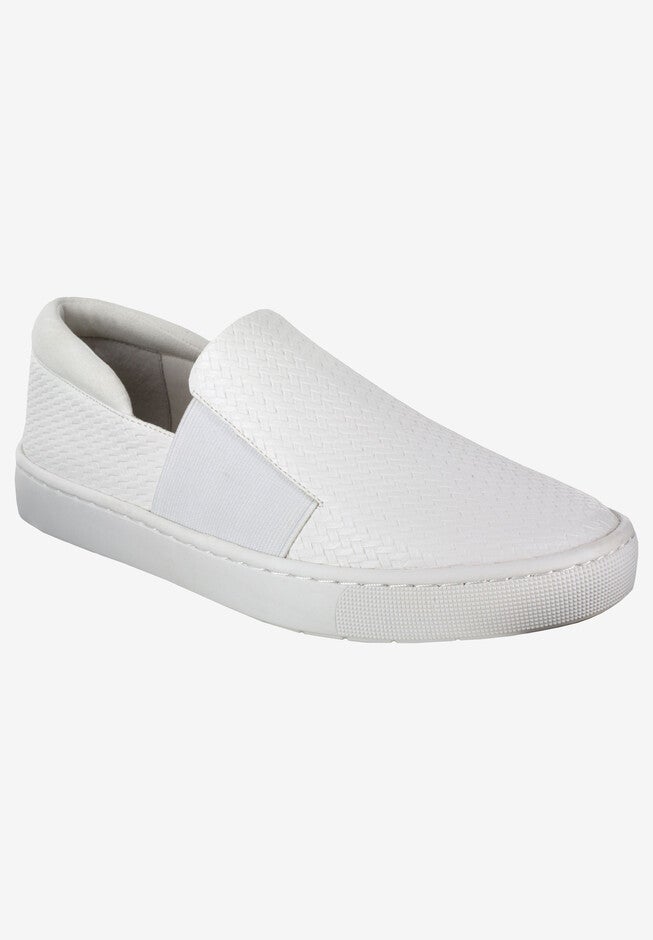 Ramp II Slip-Ons by Bella Vita®, WHITE WOVEN, hi-res image number null