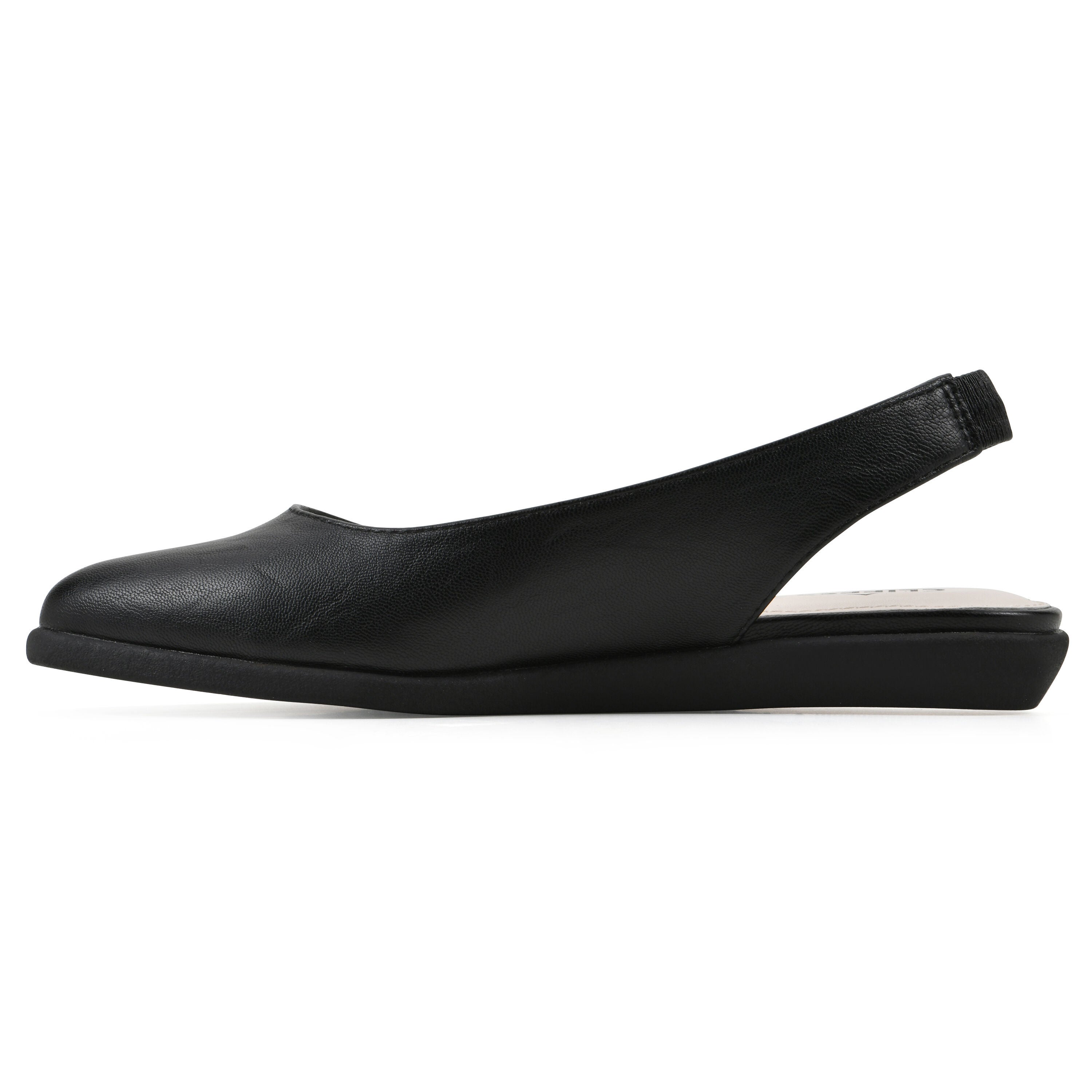Memory Slingback Flat, BLACK SMOOTH, alternate image number 3