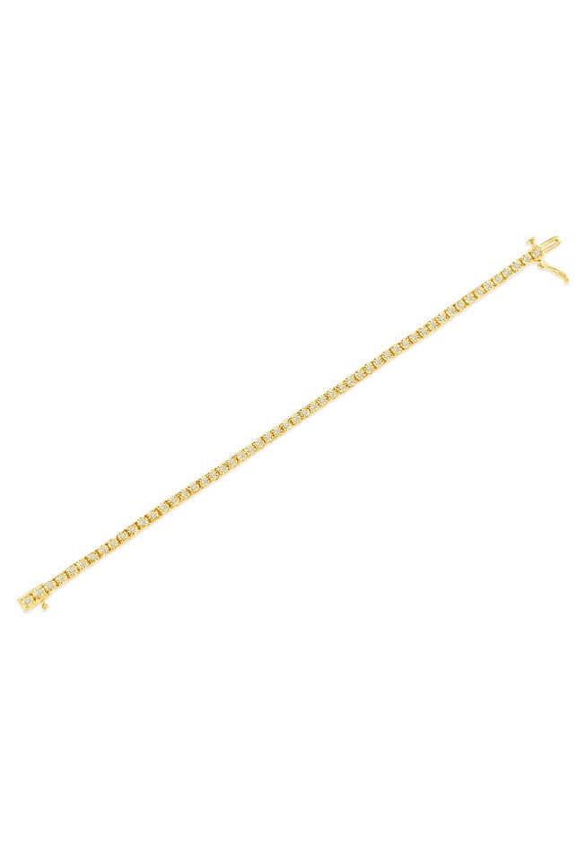Silver 1.0 Cttw Miracle-Set Diamond Tennis Bracelet - 10 inches, , alternate image number 10