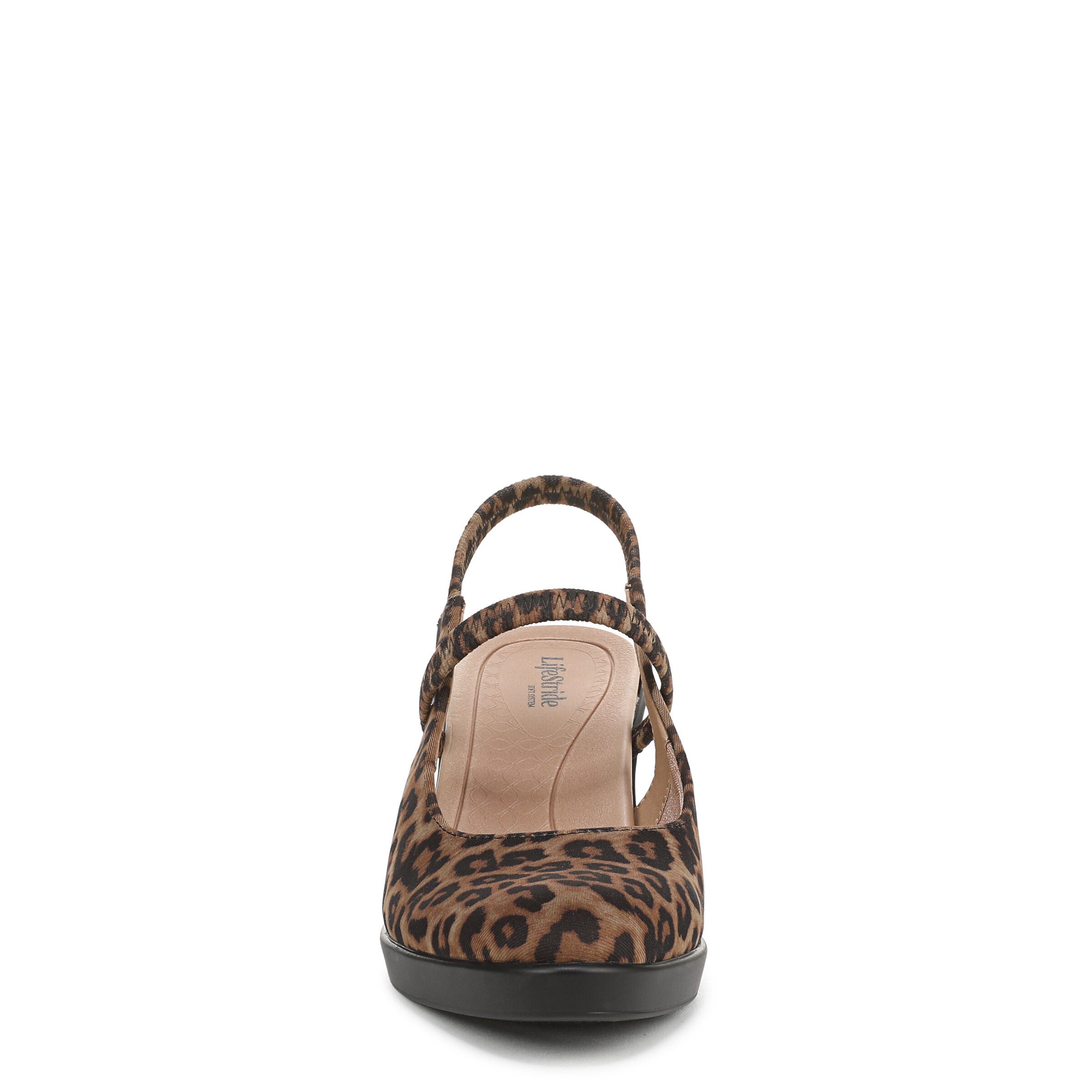 Evoke Slingback Pump, BROWN MULTI FABRIC, alternate image number 4