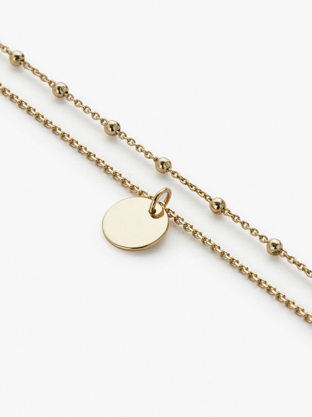 Willow Coin Necklace Set, GOLD, alternate image number 3