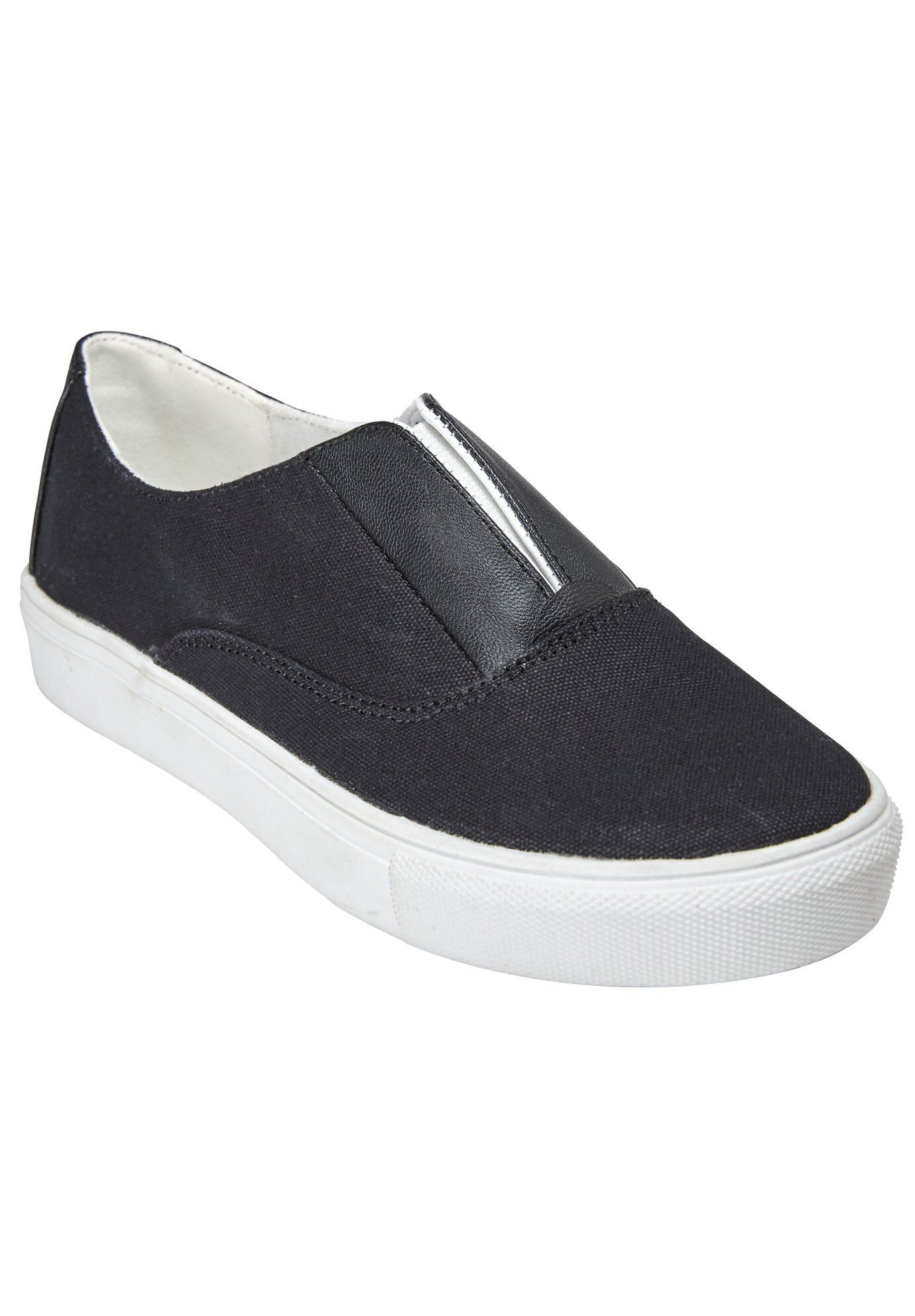 women's wide width slip on tennis shoes