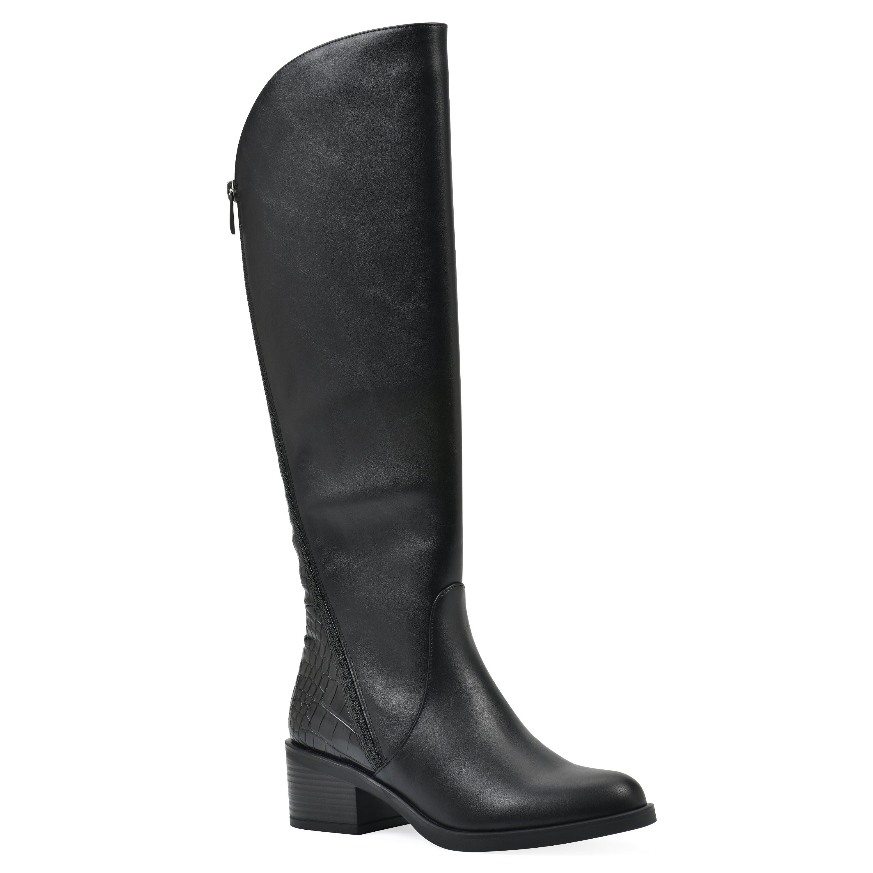 Cushaw Wide Calf Tall Shaft Boot, BLACK, hi-res image number 0