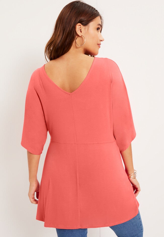 Twist-Front Tunic, , on-hover image number null