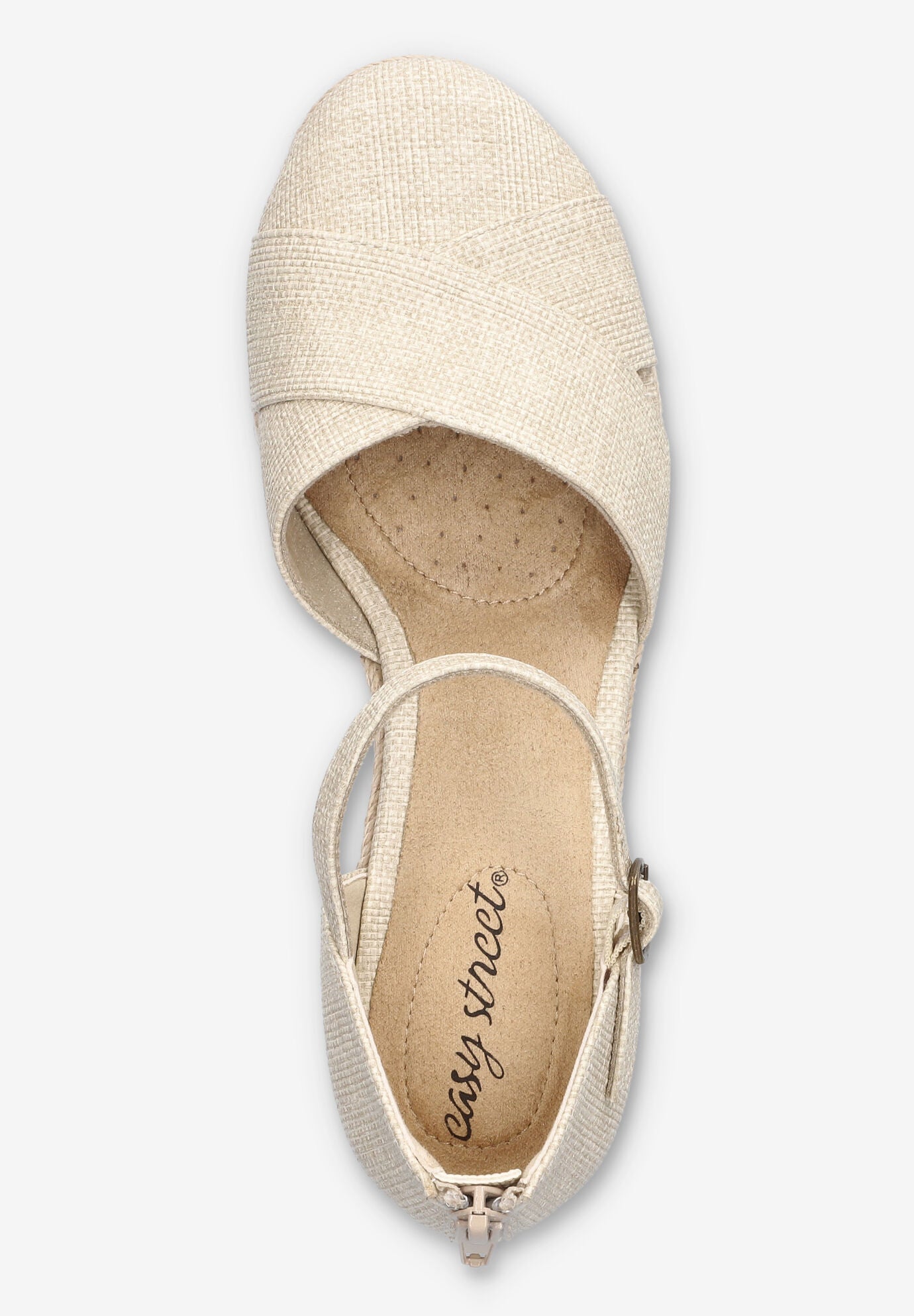 Coast Espadrille Wedge, NATURAL LINEN, alternate image number 6