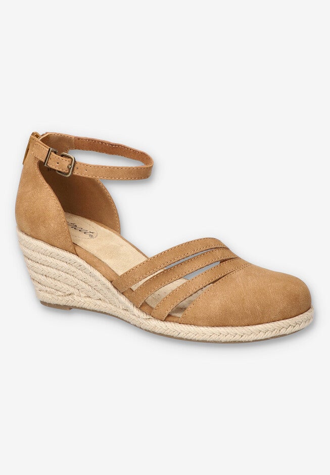 Daytona Espadrille Wedge, TAN, hi-res image number 0