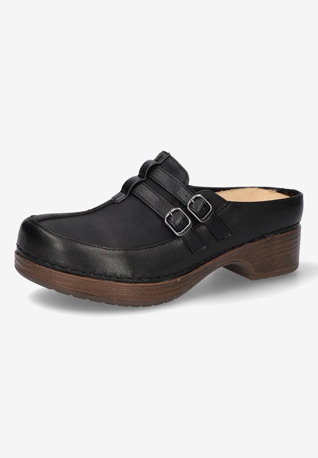 Shirley Casual Flat, BLACK LEATHER, hi-res image number null