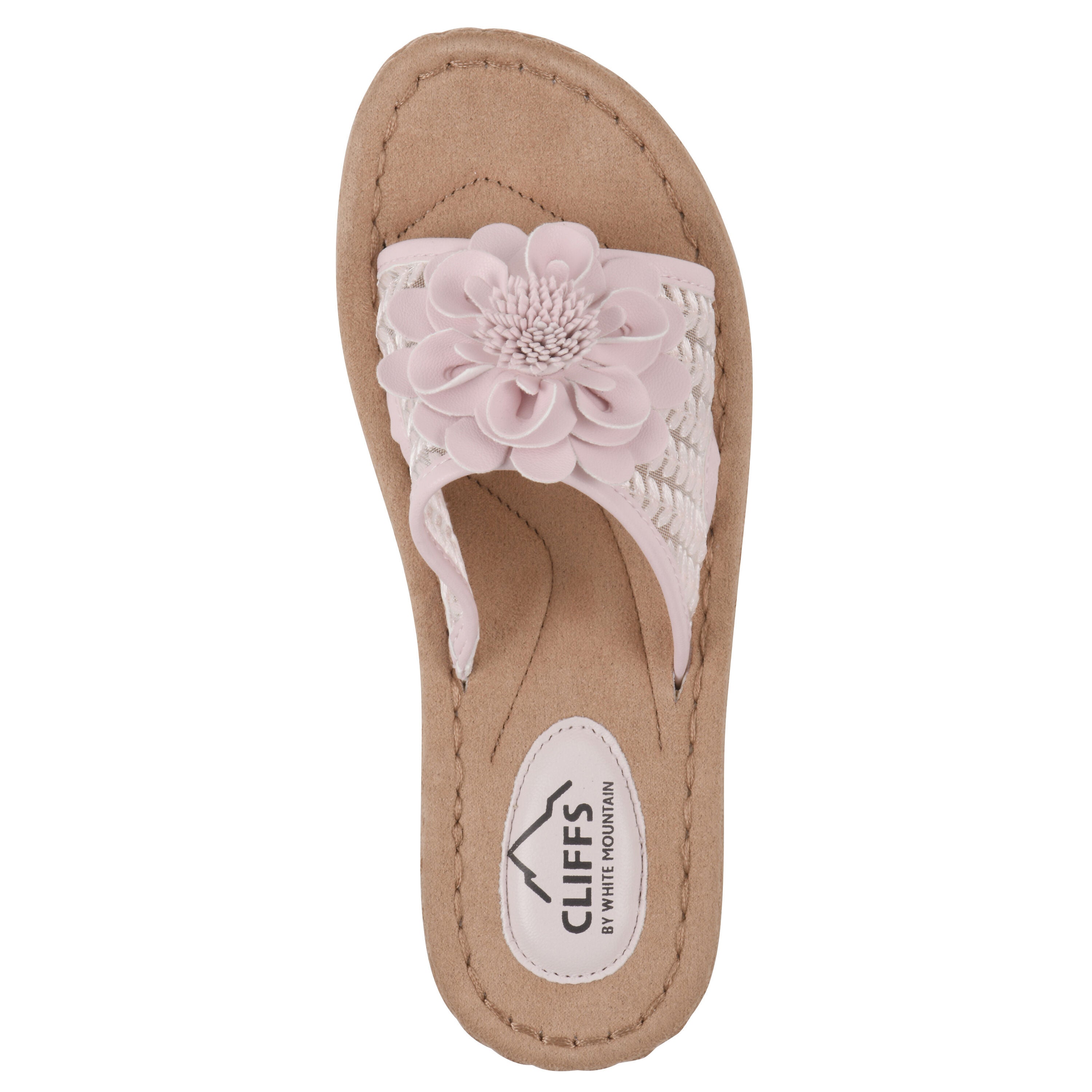 Chill 2 Wedge Slide Sandal, LIGHT PINK FABRIC, alternate image number 4