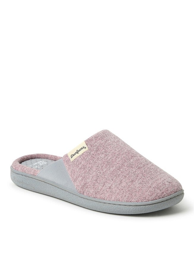 Dearfoam Stephanie Knit Closed Toe Scuff, PINK, hi-res image number null