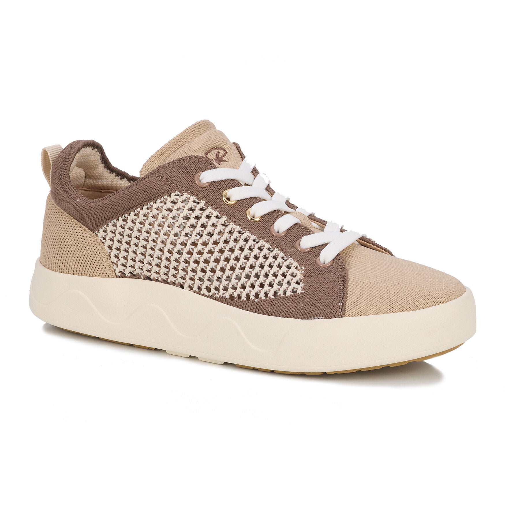 Sunnie Knit and Mesh Sneaker, TAUPE BEIGE, hi-res image number 0