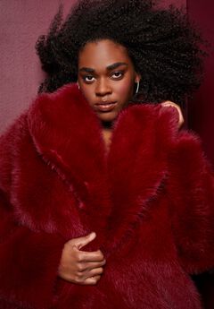 Shaggy Faux Fur Coat