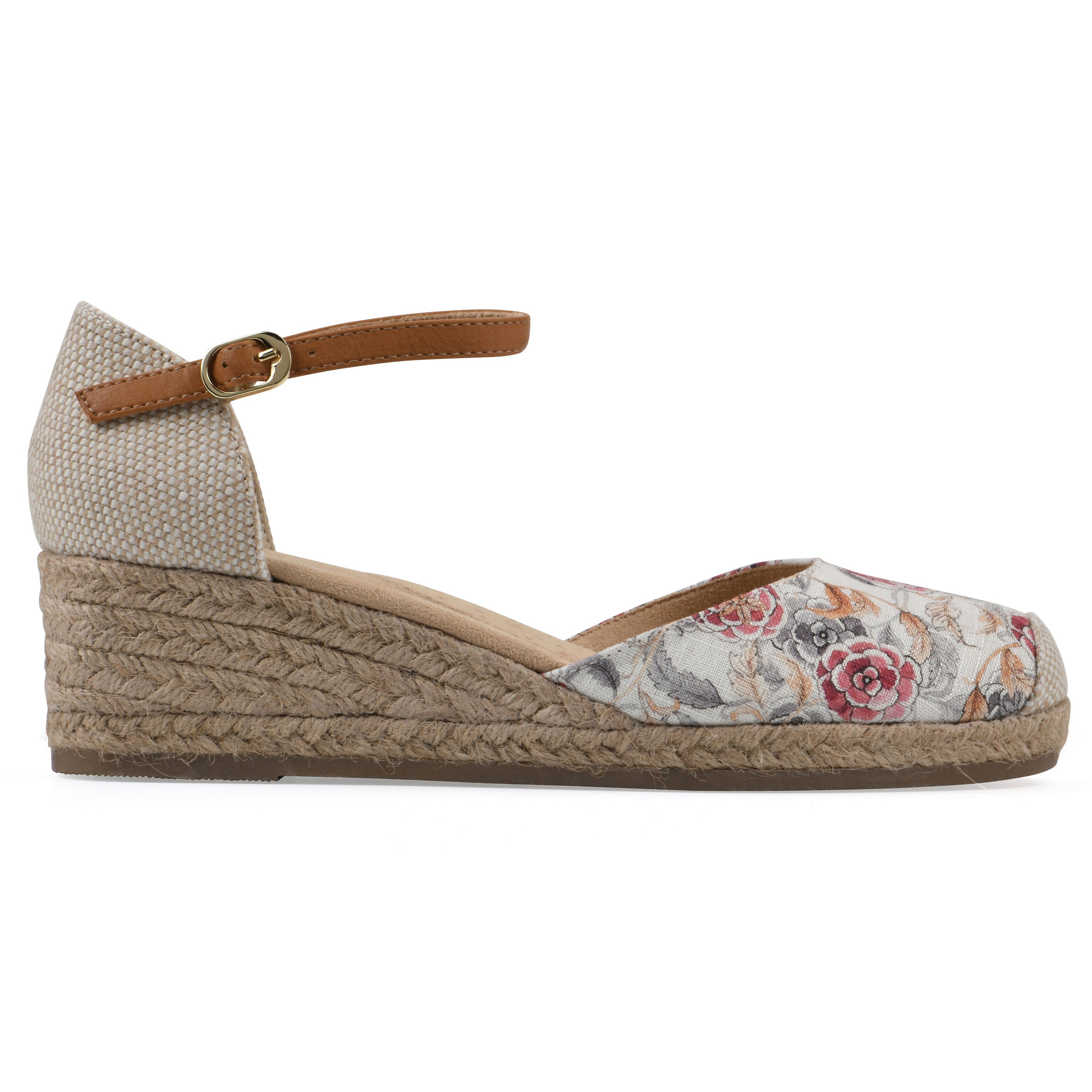Maize Espadrille Wedge Sandal, BLUSH FABRIC, alternate image number 2