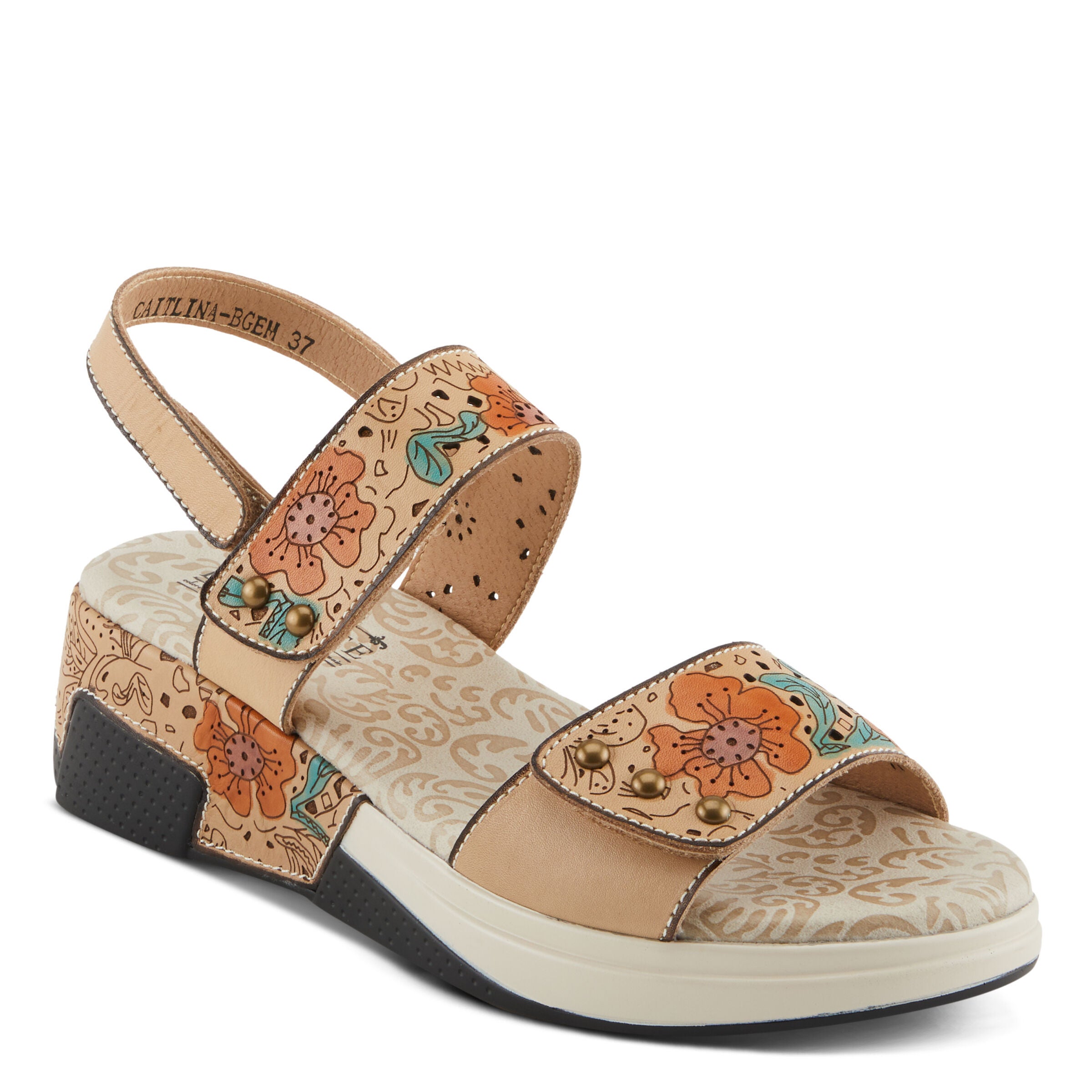 Caitlina Sandal, BEIGE MULTI, alternate image number 7