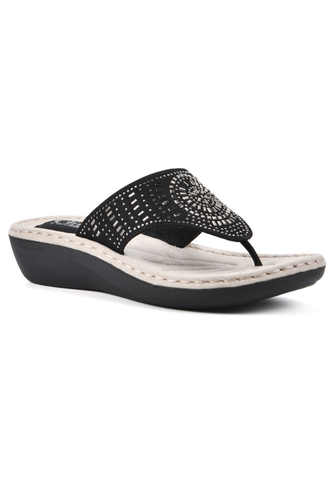 Cienna Sandals, BLACK FABRIC, hi-res image number 0