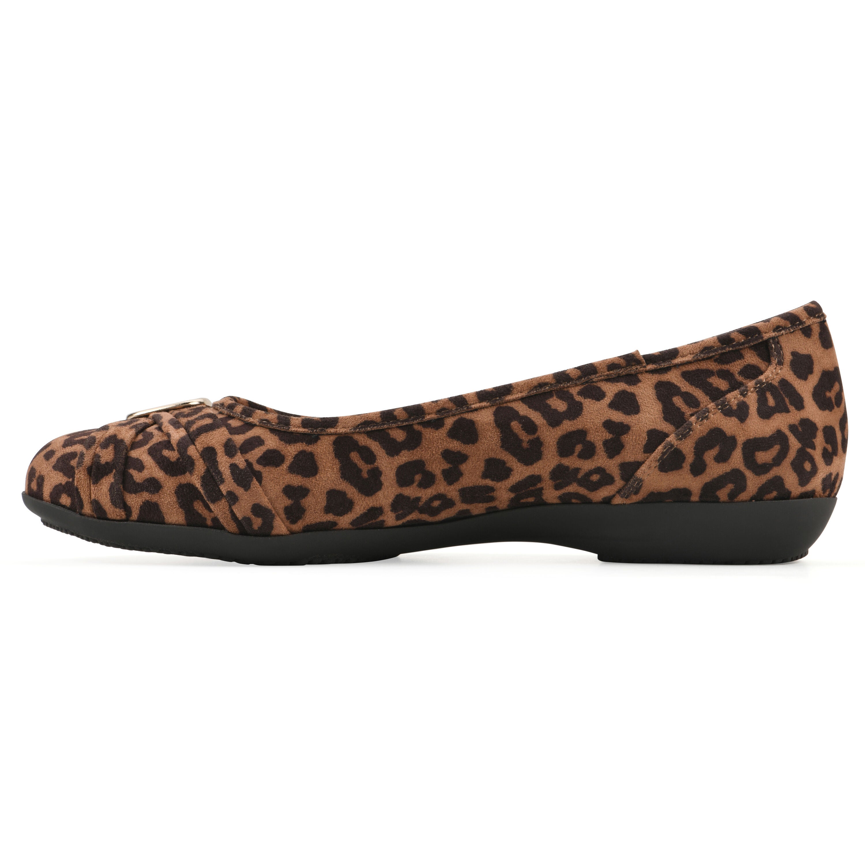 Calming Ballet Flat, DARK TAN LEOPARD, alternate image number 3