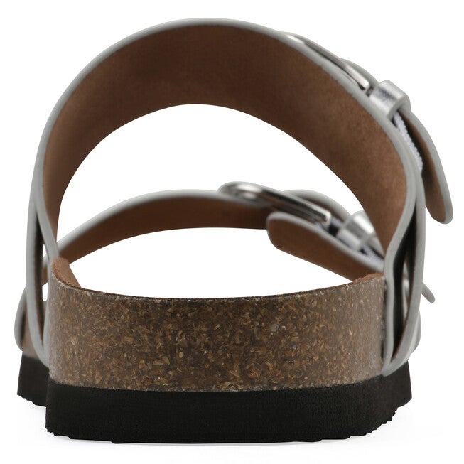 Hardball Footbeds Sandal, SILVER LEATHER, on-hover image number null