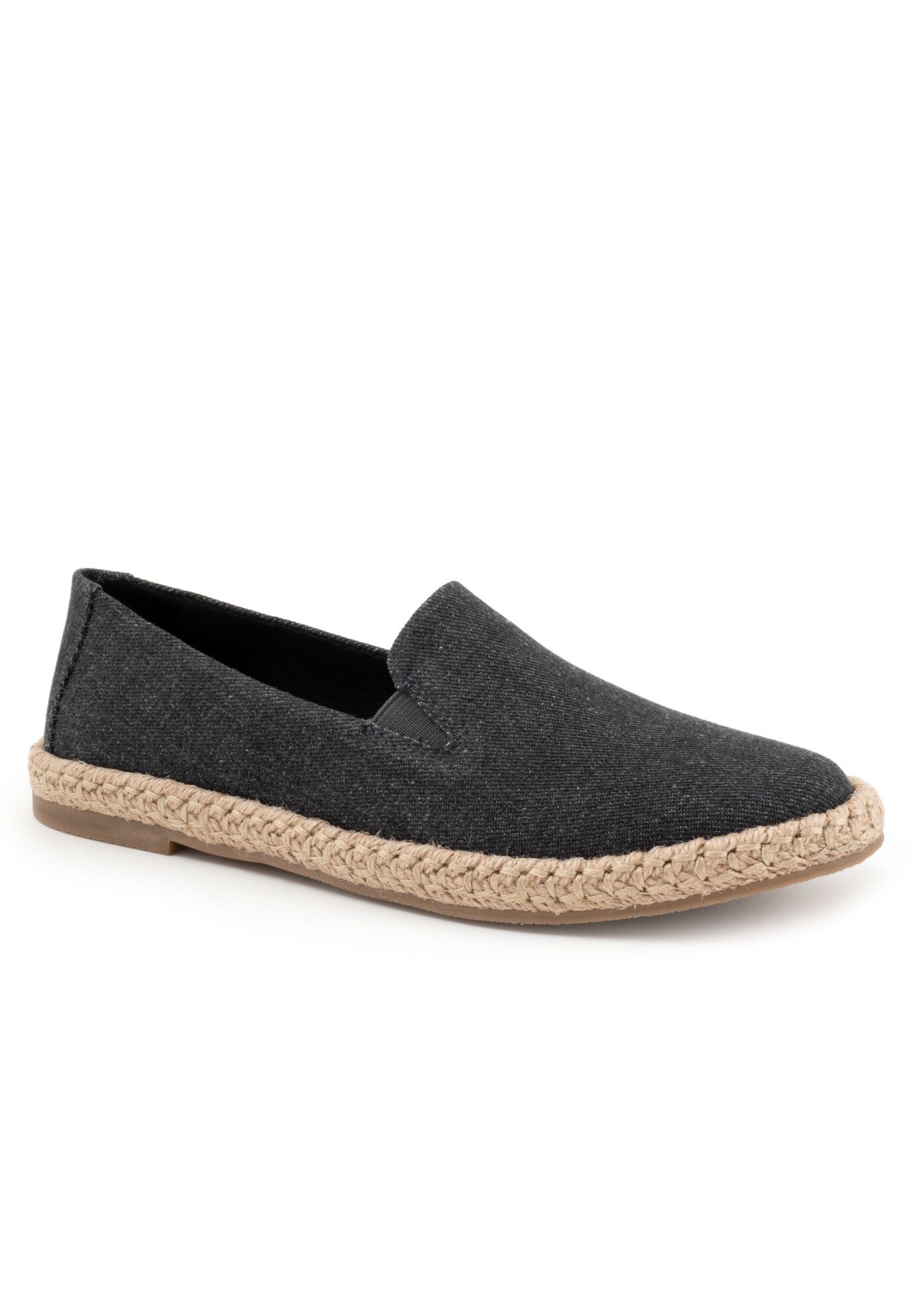 Poppy Slip On Flats, BLACK TEXTILE, hi-res image number 0