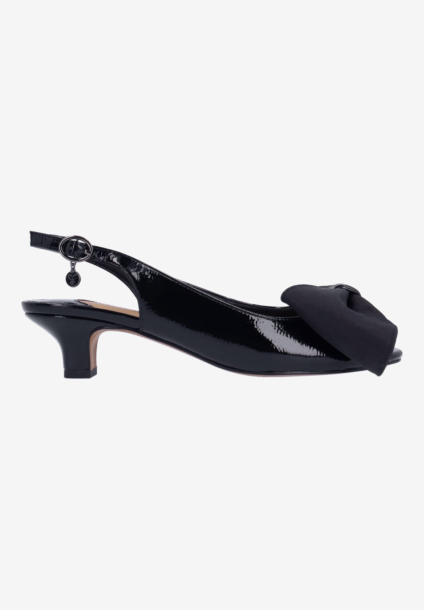 Lirain Slingback Pump, BLACK, alternate image number 4