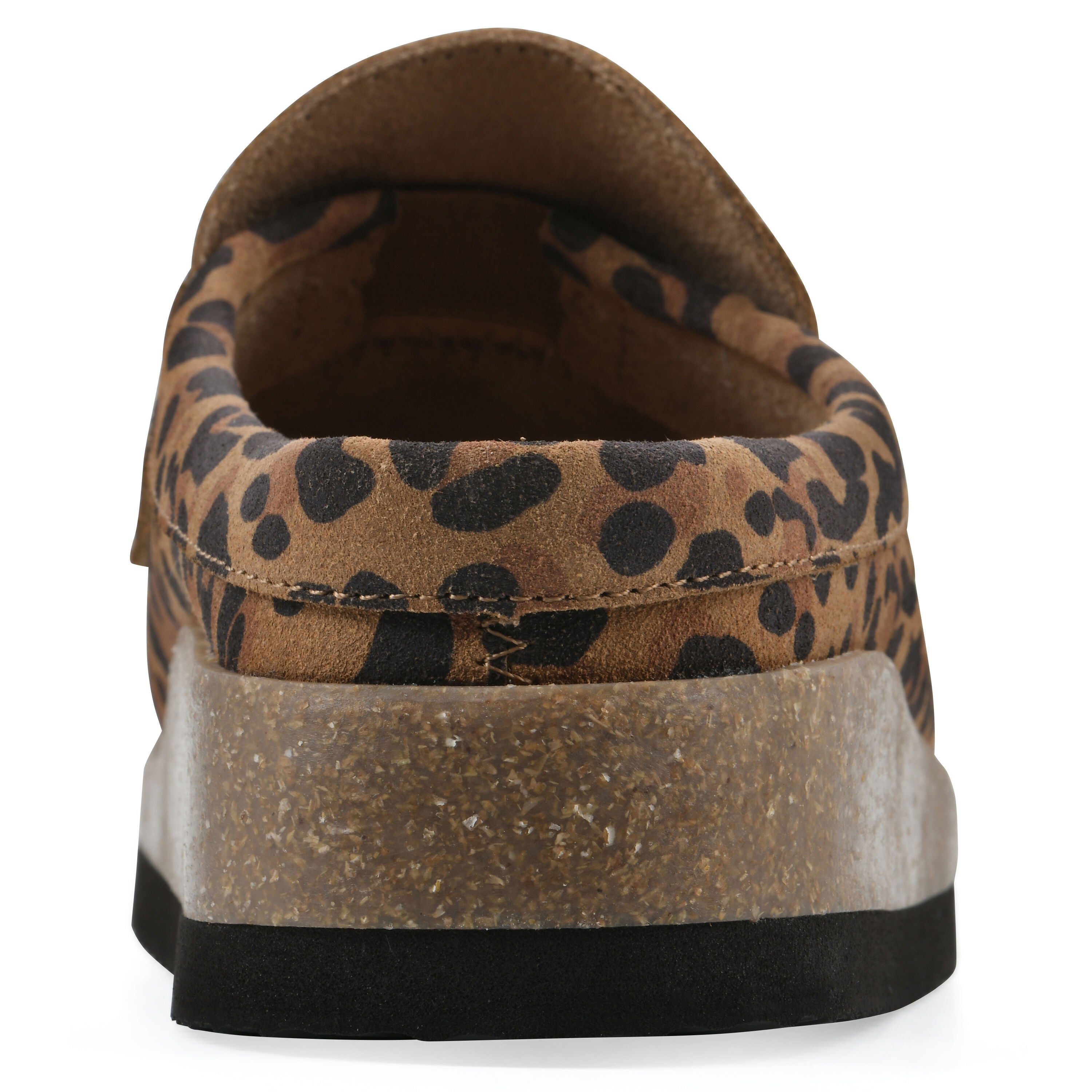 Brinlee Footbeds Clog, BROWN LEOPARD SUEDE, on-hover image number 1