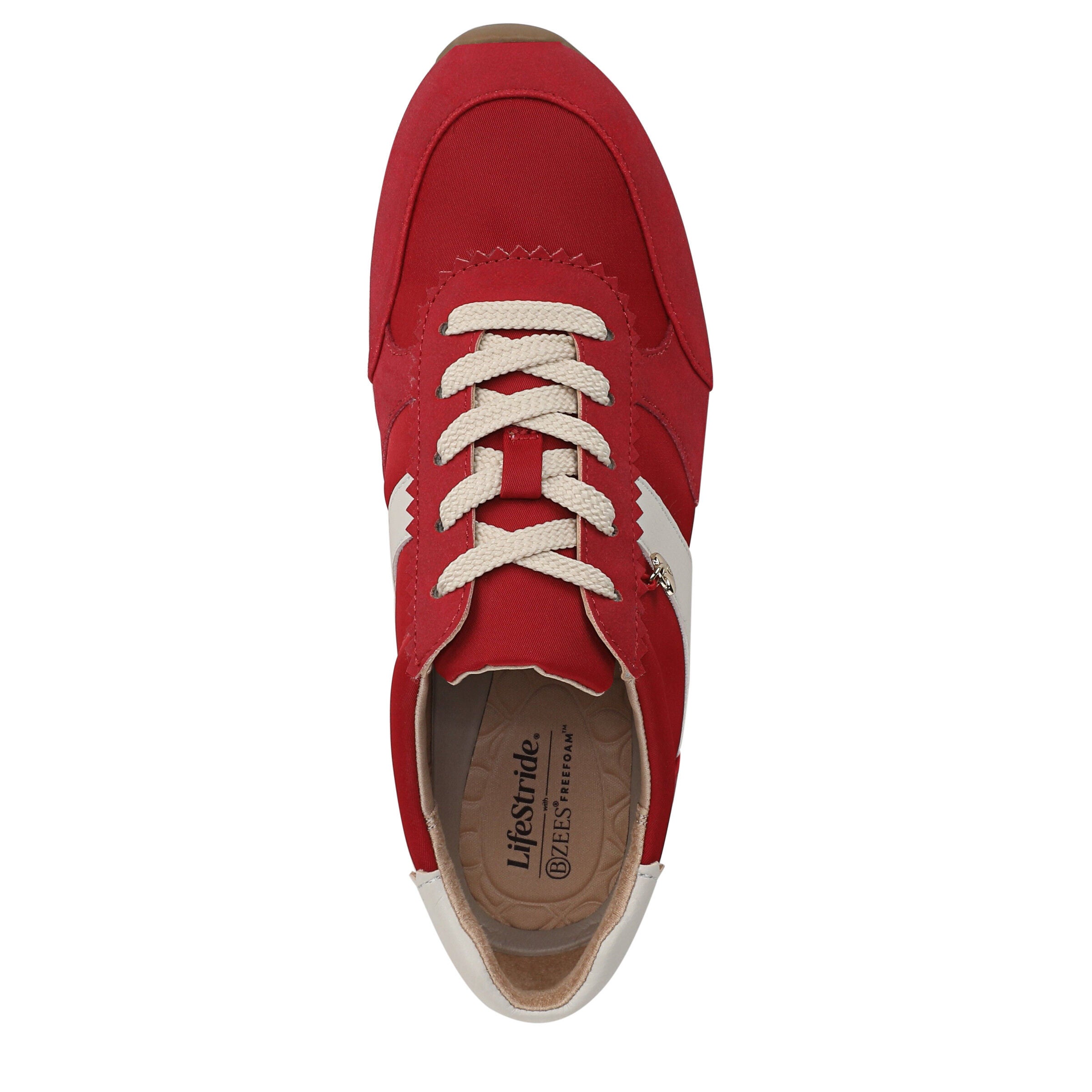 Fearless Lace Up Sneaker, FIRE RED, alternate image number 6