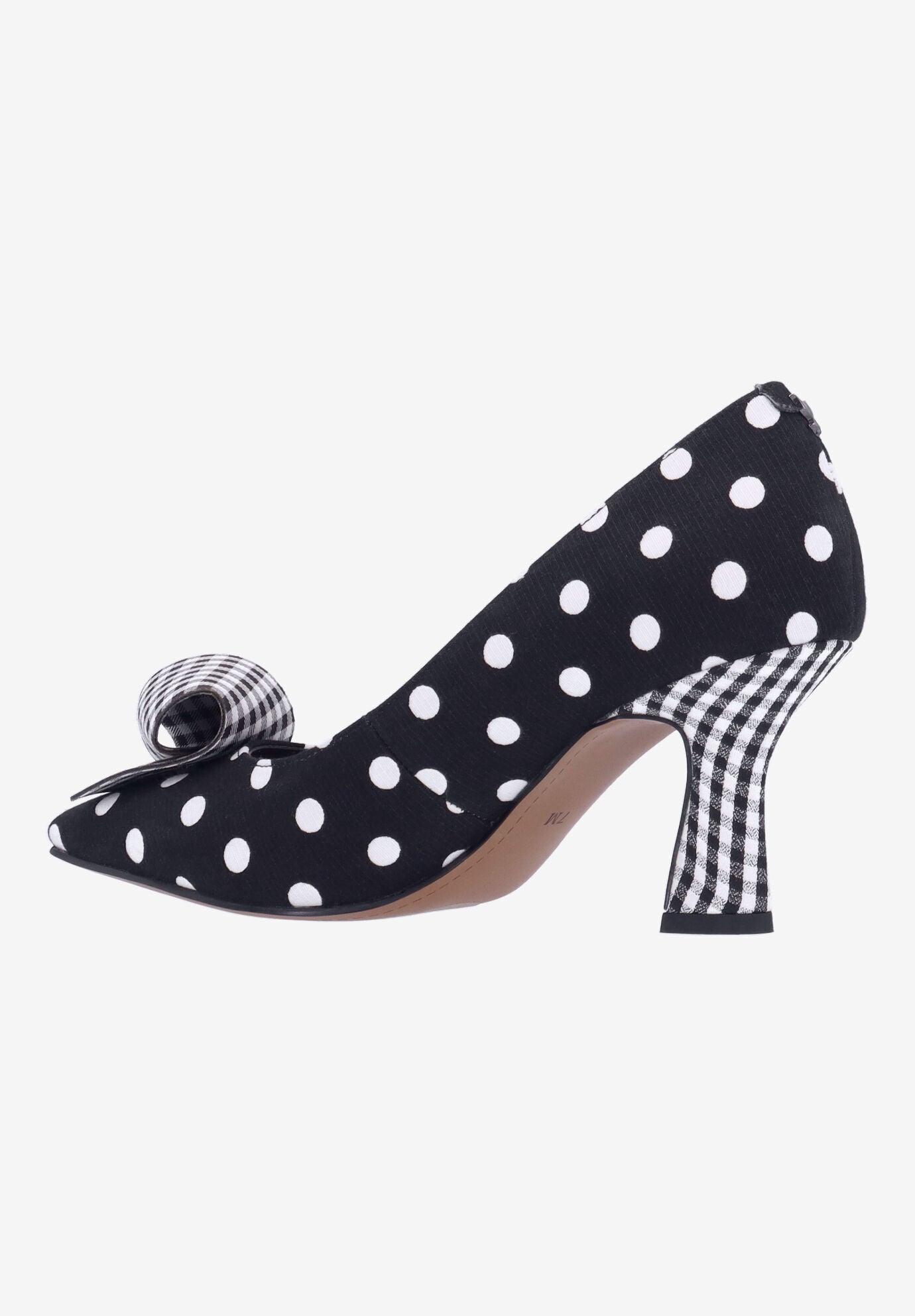 Karali Slip On Pump, BLACK WHITE, on-hover image number 1