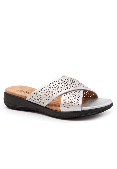 Tillman Sandal, SILVER METALLIC LASER, hi-res image number null